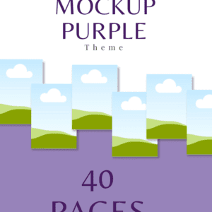 40 Purple Mockup Templates